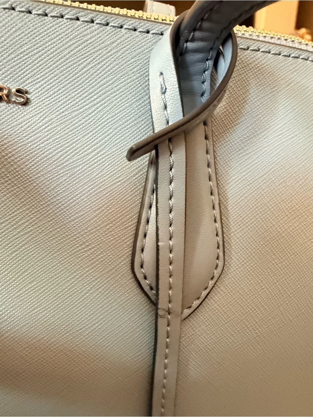 MICHAEL KORS Sky Blue Saffiano Leather Tote Bag Handbag Purse MINT CONDITION - Picture 7 of 16